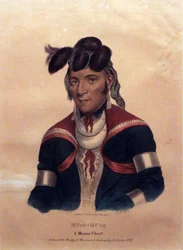 Mi-A-Qu-A, chef Miami, 1827